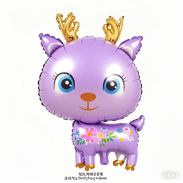 Partycitys Purple sufei deer balloon Children's Day gift