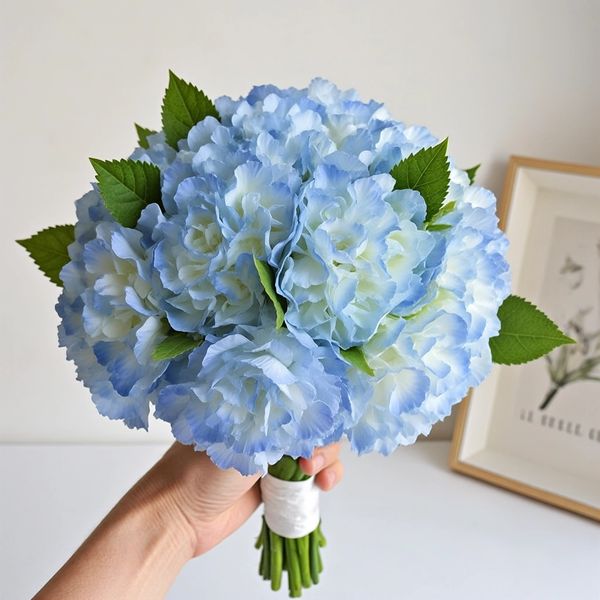 Blue Gardenia Bridal Bouquet