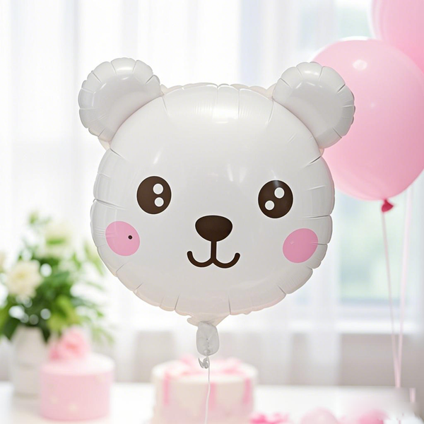PartyCities Three-dimensional Bear Balloon Doll Children's Day/Birthday Party Gift Healing Plush Toys Companion Growth Partner