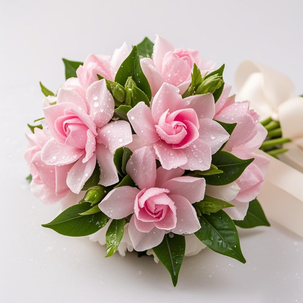 Pink Gardenia Bridal Bouquet