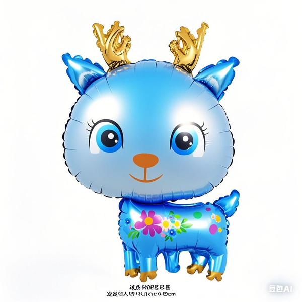 Partycitys Blue sufei deer balloon Children's Day gift