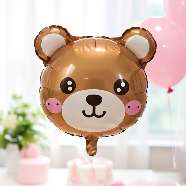 PartyCities Peach Pink Bear Balloon Doll Children's Day/Birthday Party Gift Girl's Exclusive Healing Playmate