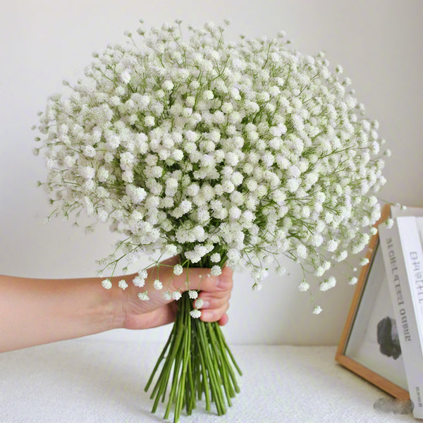 White Gypsophila Bridesmaid Bouquets