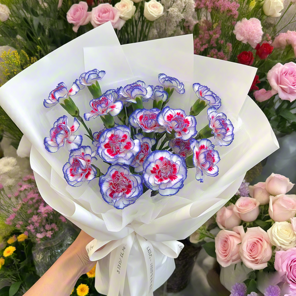 Blue Carnation BRIDAL BOUQUETS