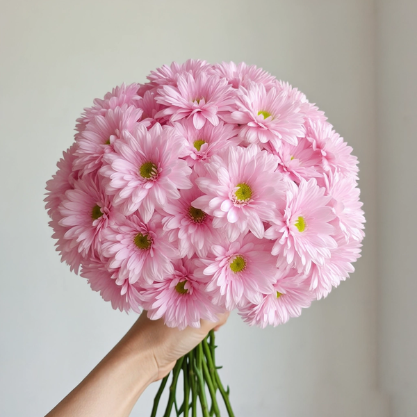 PINK CHRYSANTHEMUM BRIDAL BOUQUETS