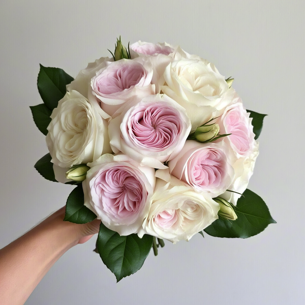 White Rose Bridal Bouquet
