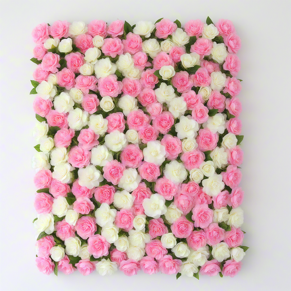 Pink Gardenia Flower Wall